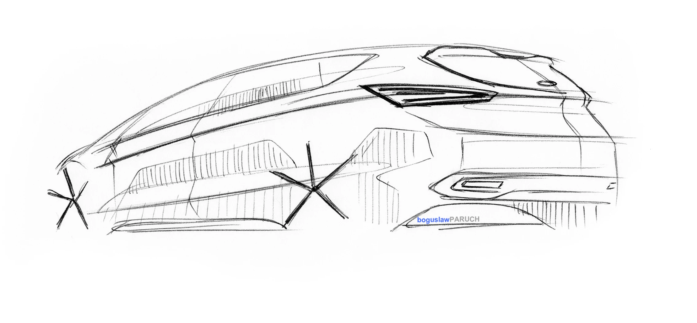 The Ford S-Max Concept sketch