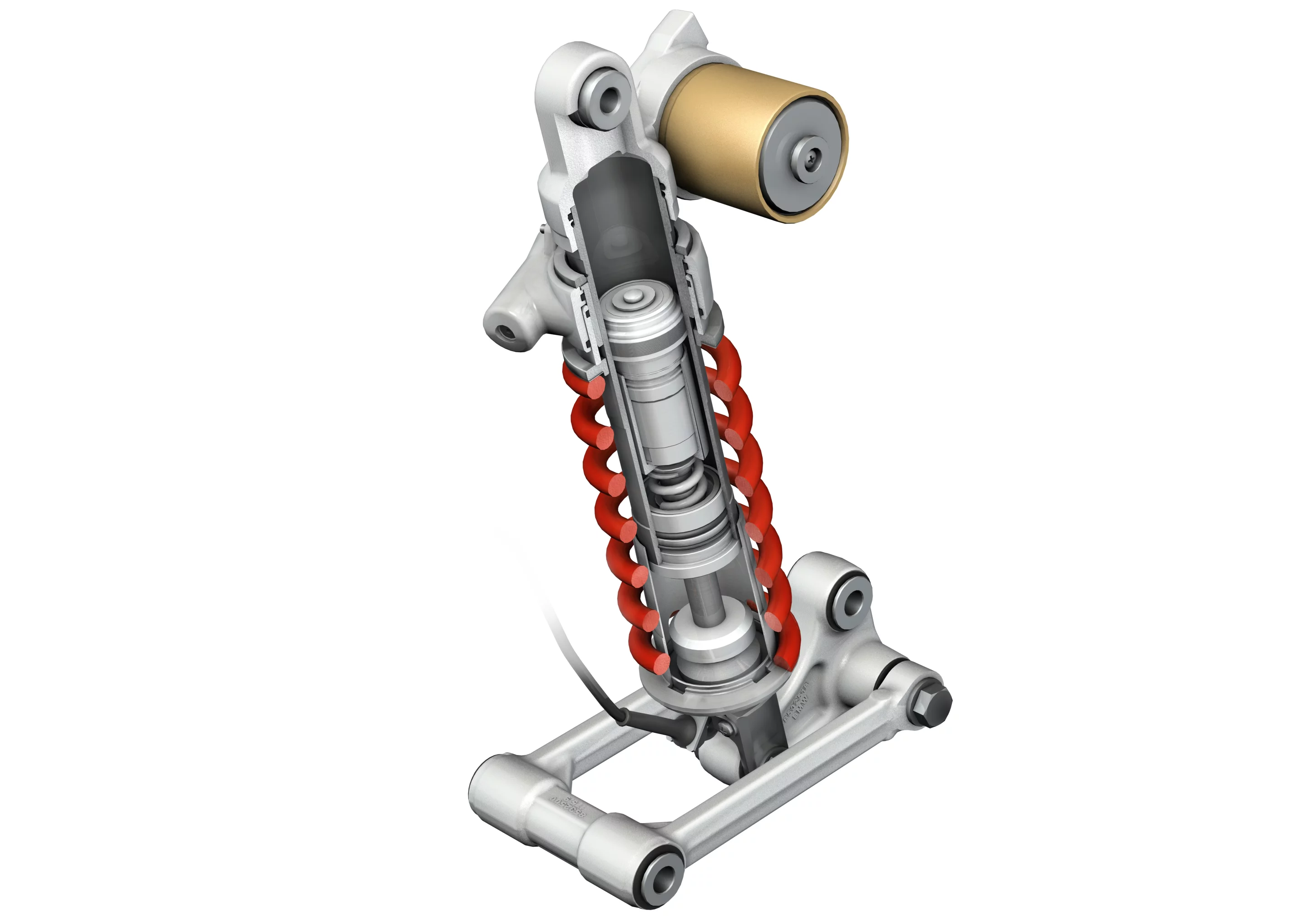 2015 BMW S1000RR: revised rear shock