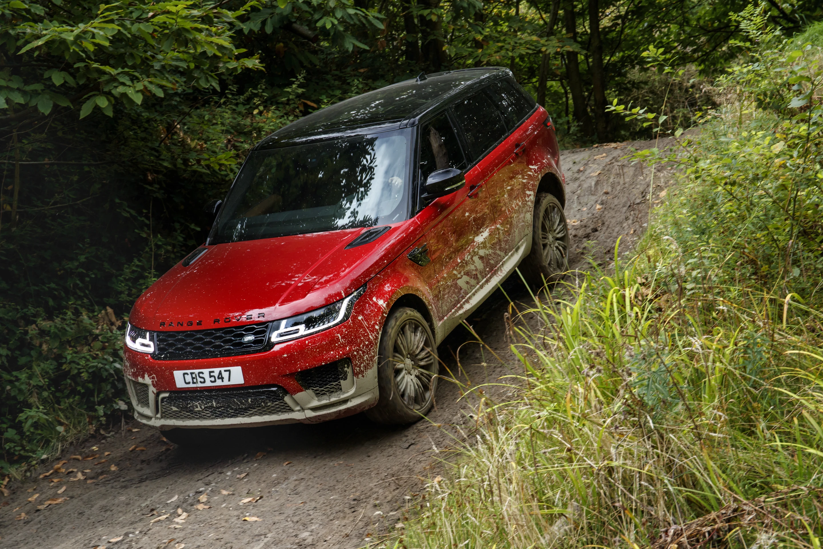 The Range Rover Sport is still capable off-road, even though it's a prettier, more road-biased car