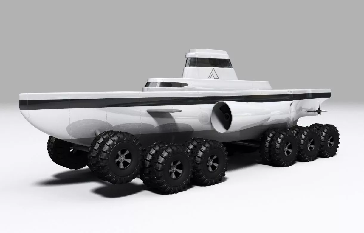 Philip Pauley's proposed Pathfinder submarines would be able to crawl along the sea floor, or move through the water when necessary