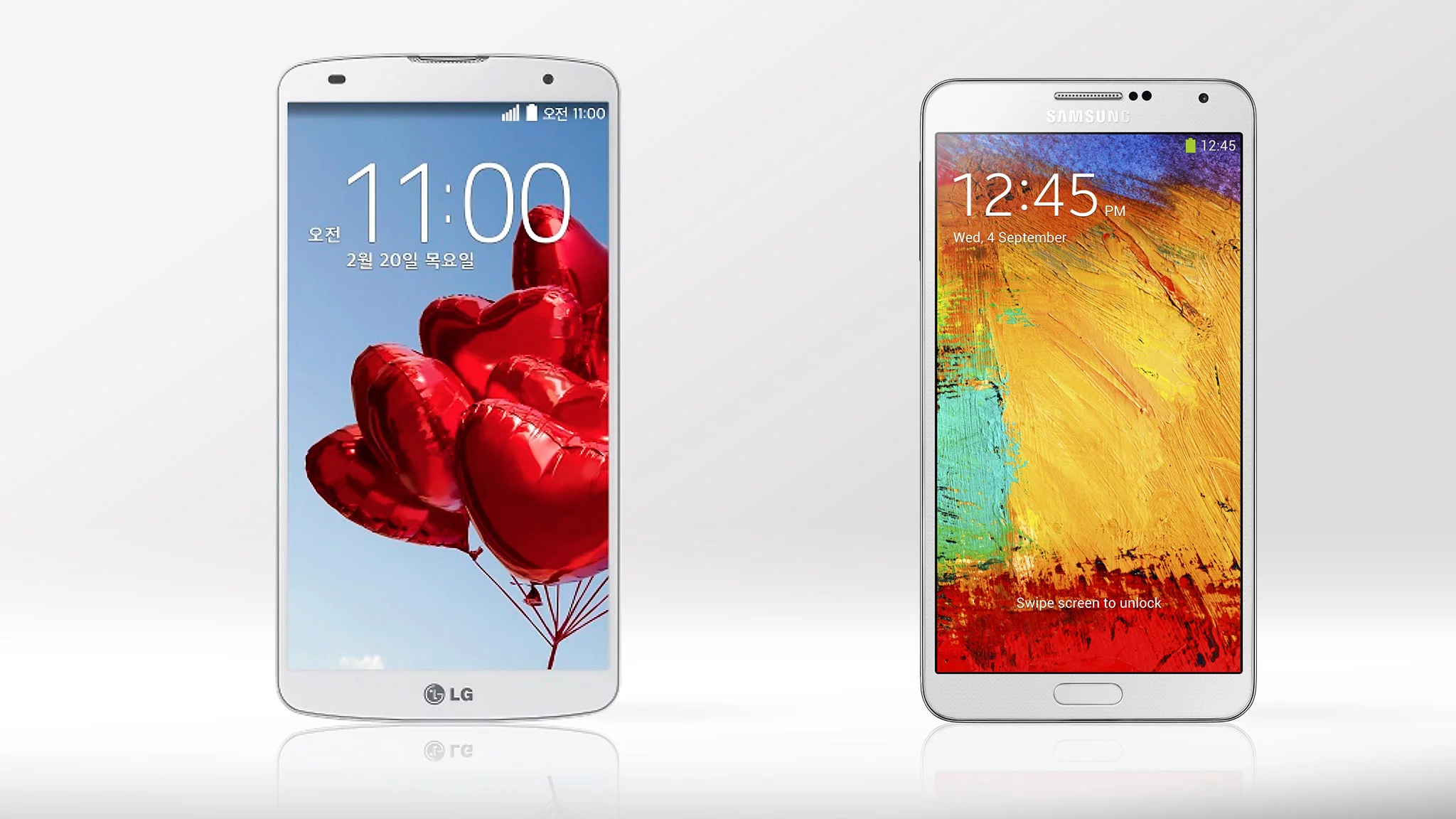 Gizmag compares the features and specs of the LG G Pro 2 and Samsung Galaxy Note 3
