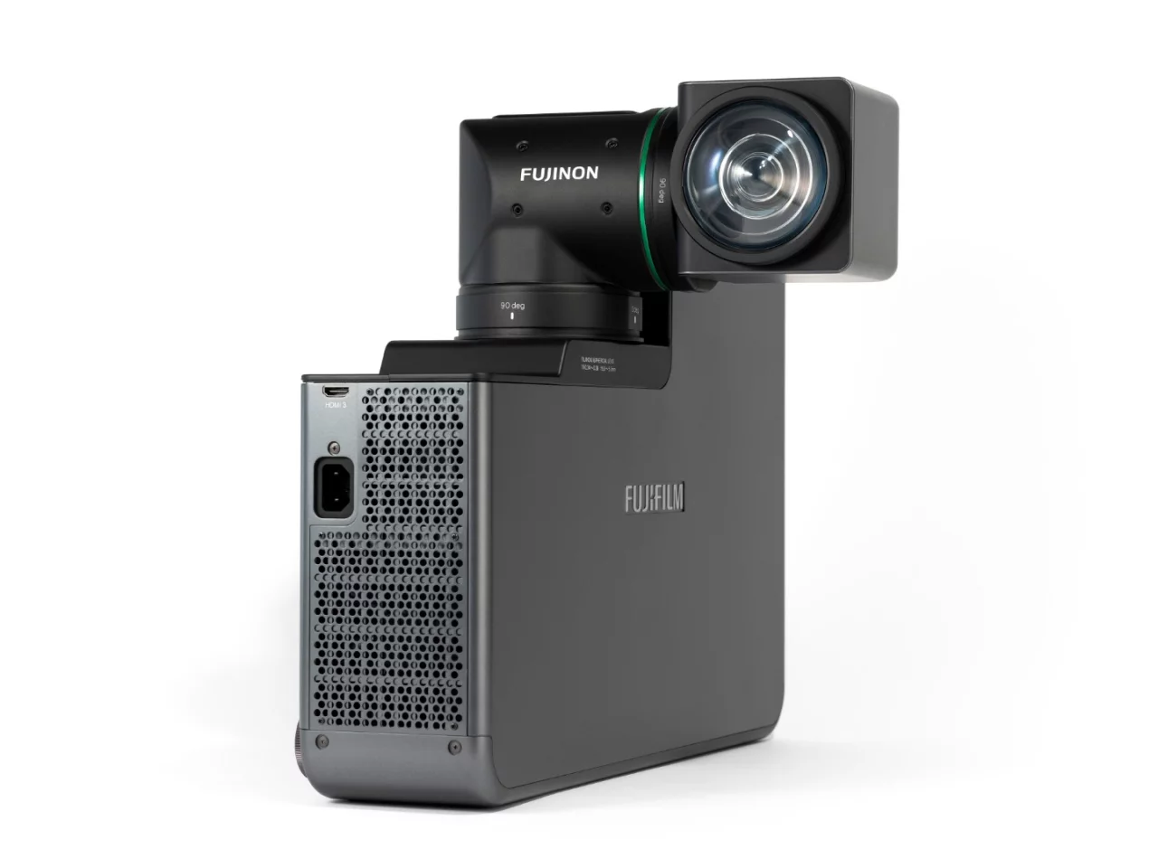 A newly announced projector from Fujifilm will allow for both vertical and horizontal orientations
