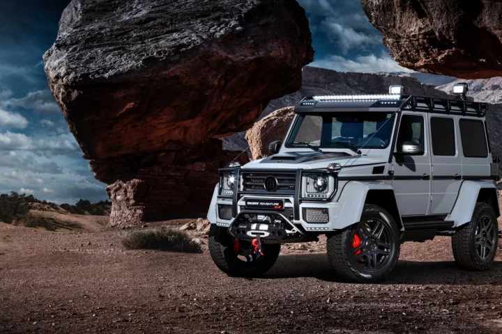 The big, imposing G500 4x4 Squared looks a little sportier and more adventurous thanks to Brabus