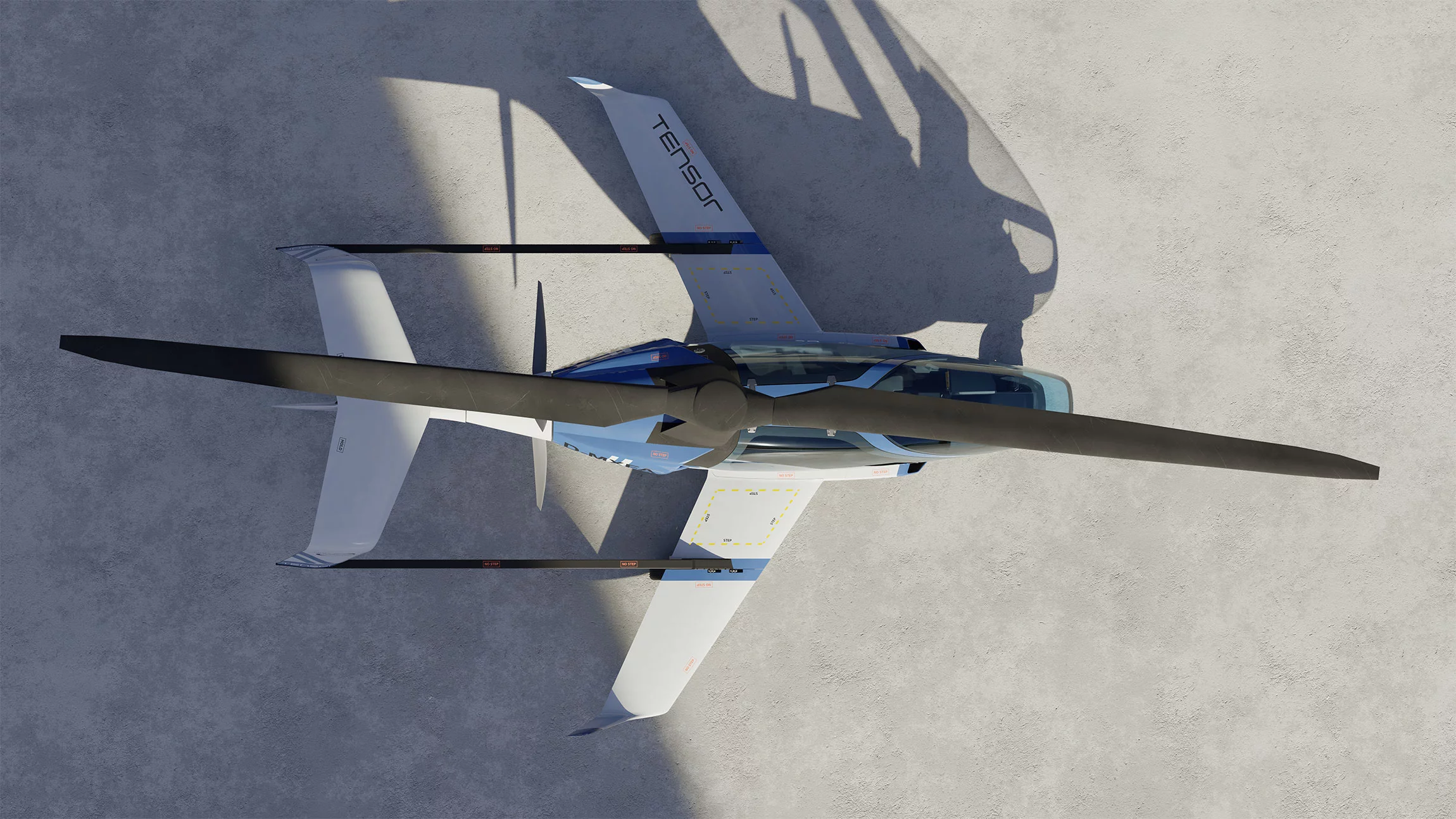 Top view of the Tensor 600X