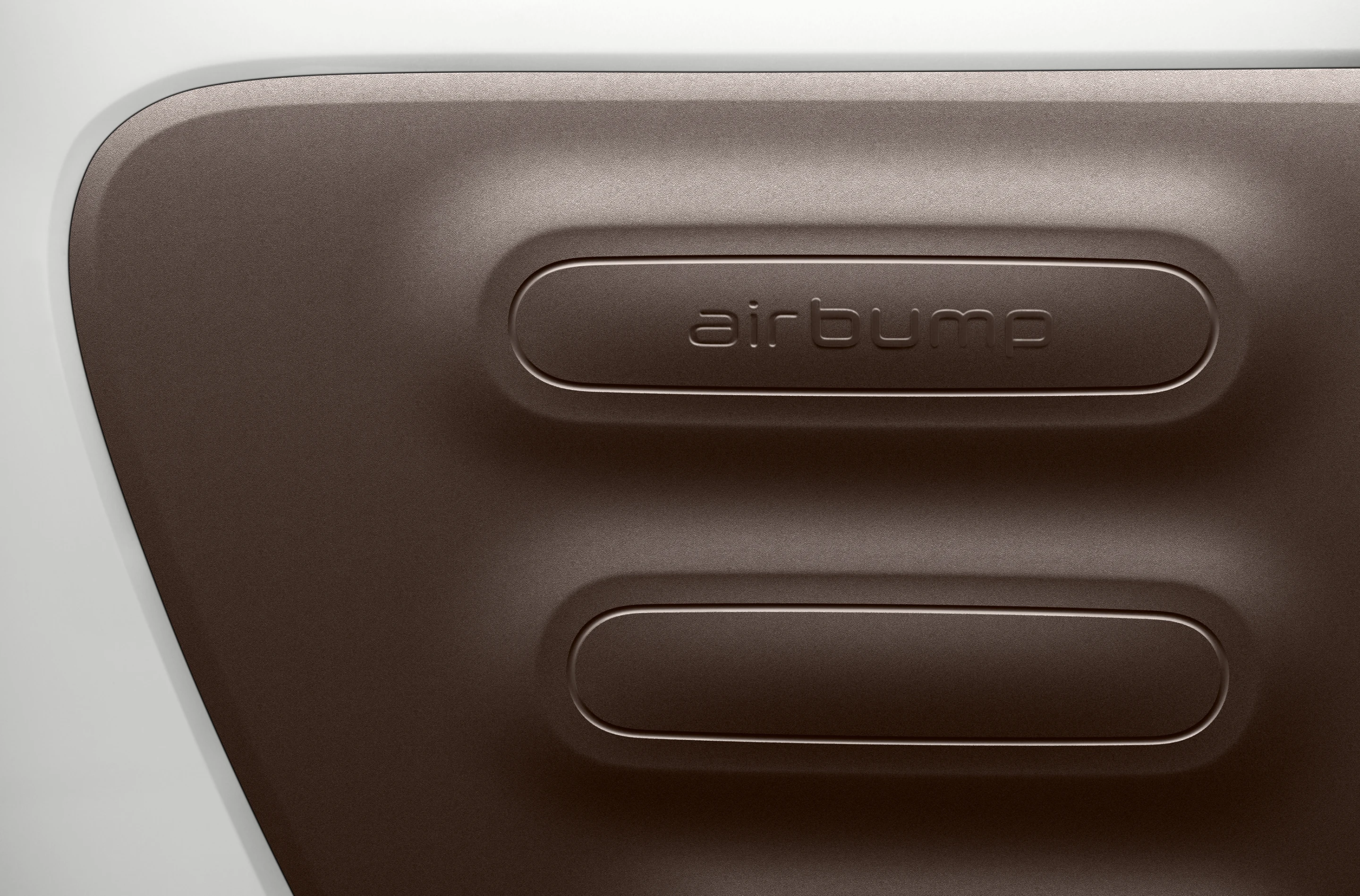 Gas-filled "airbumps” on the sides and bumpers are available in four colors to match the Cactus' 10 exterior body color options