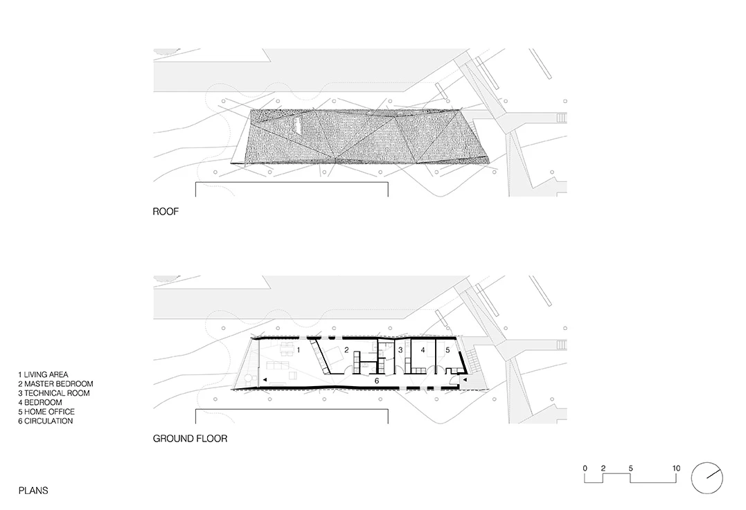 Suspened Forest floorpans by Kengo Kuma and Associates