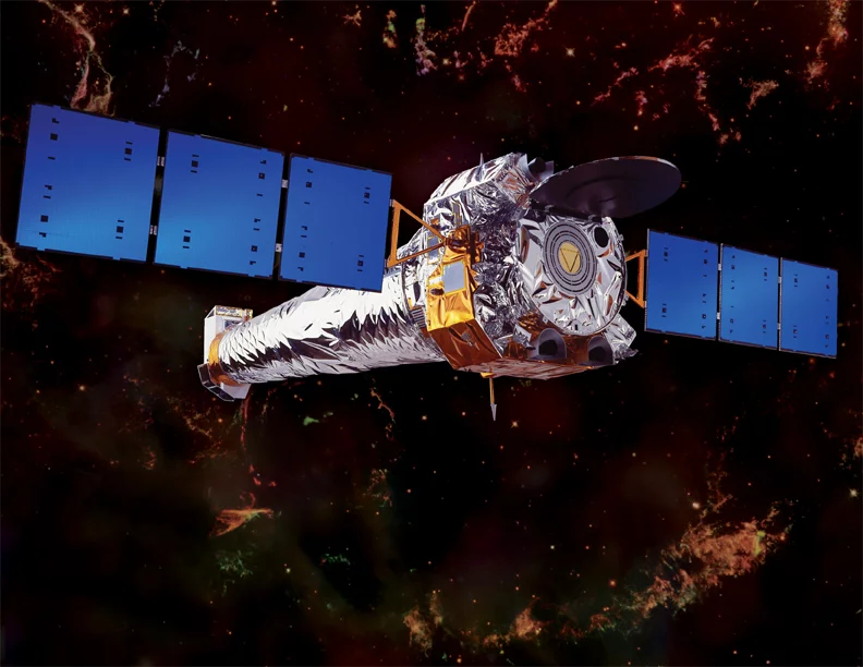 Artist's impression of the Chandra X-ray Observatory (Image: NASA/CXC/NGST)