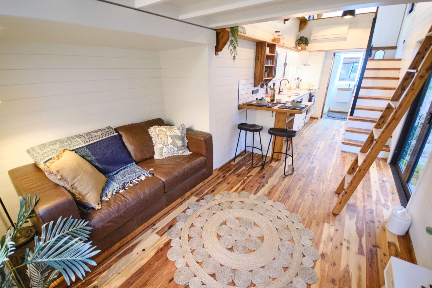 The Grand Sojourner Layout 3's interior layout looks spacious thanks to its slide-out living room section