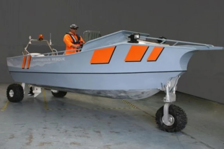 The New Sealegs Amphibious Rescue Craft