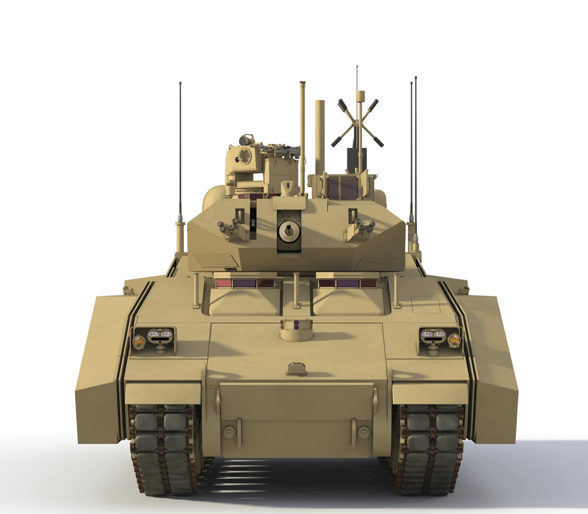 Artist's concept of the BAE Systems/Northrop Grumman hybrid GCV