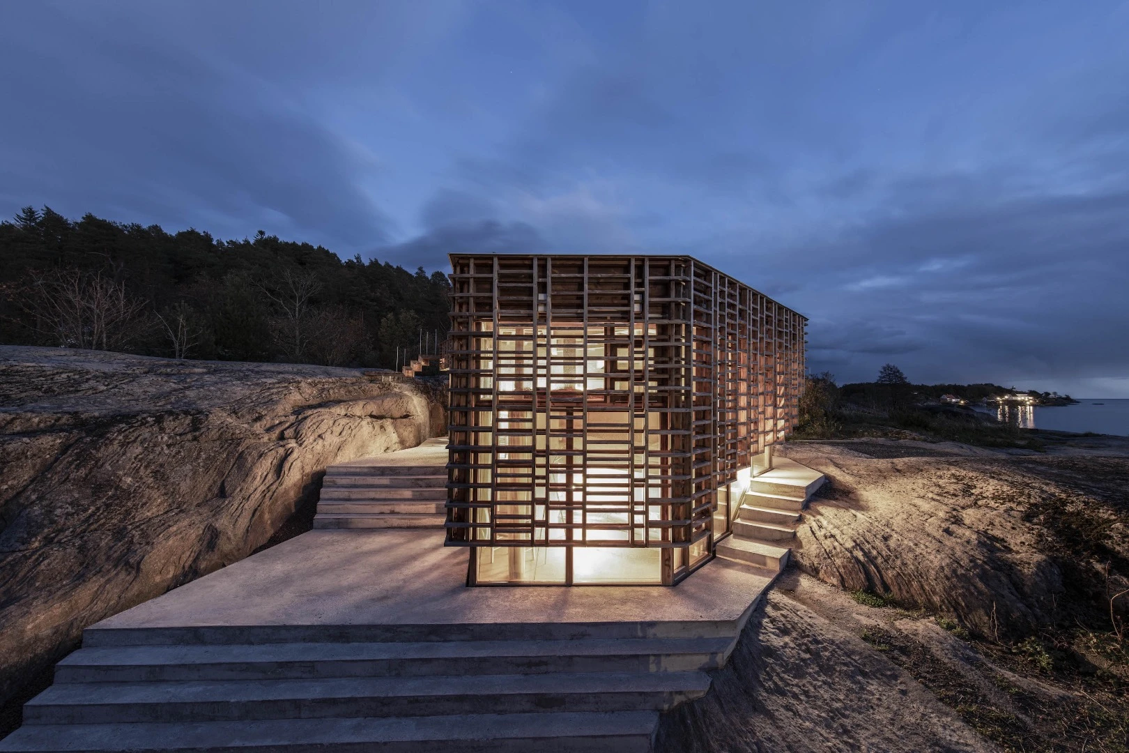 The House on an Island takes its place well in the rocky landscape