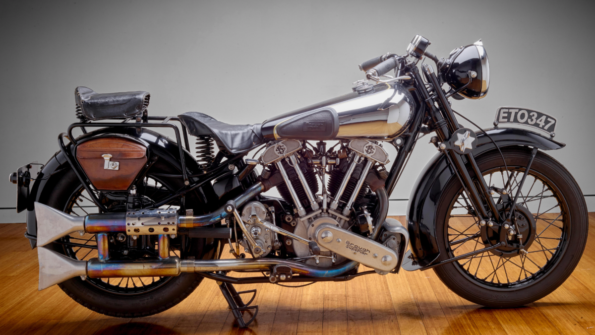 1938 Brough Superior SS100 | Bonhams | Estimated price range: $300,000 to $400,000 | Official Auction Page