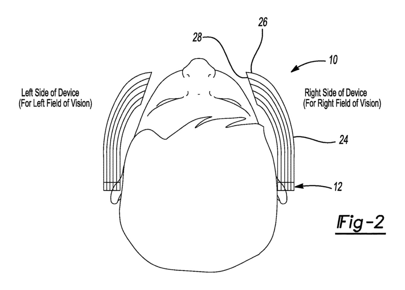 A new patent for a wearable device suggests moving lights could help remind our brains we're on the move