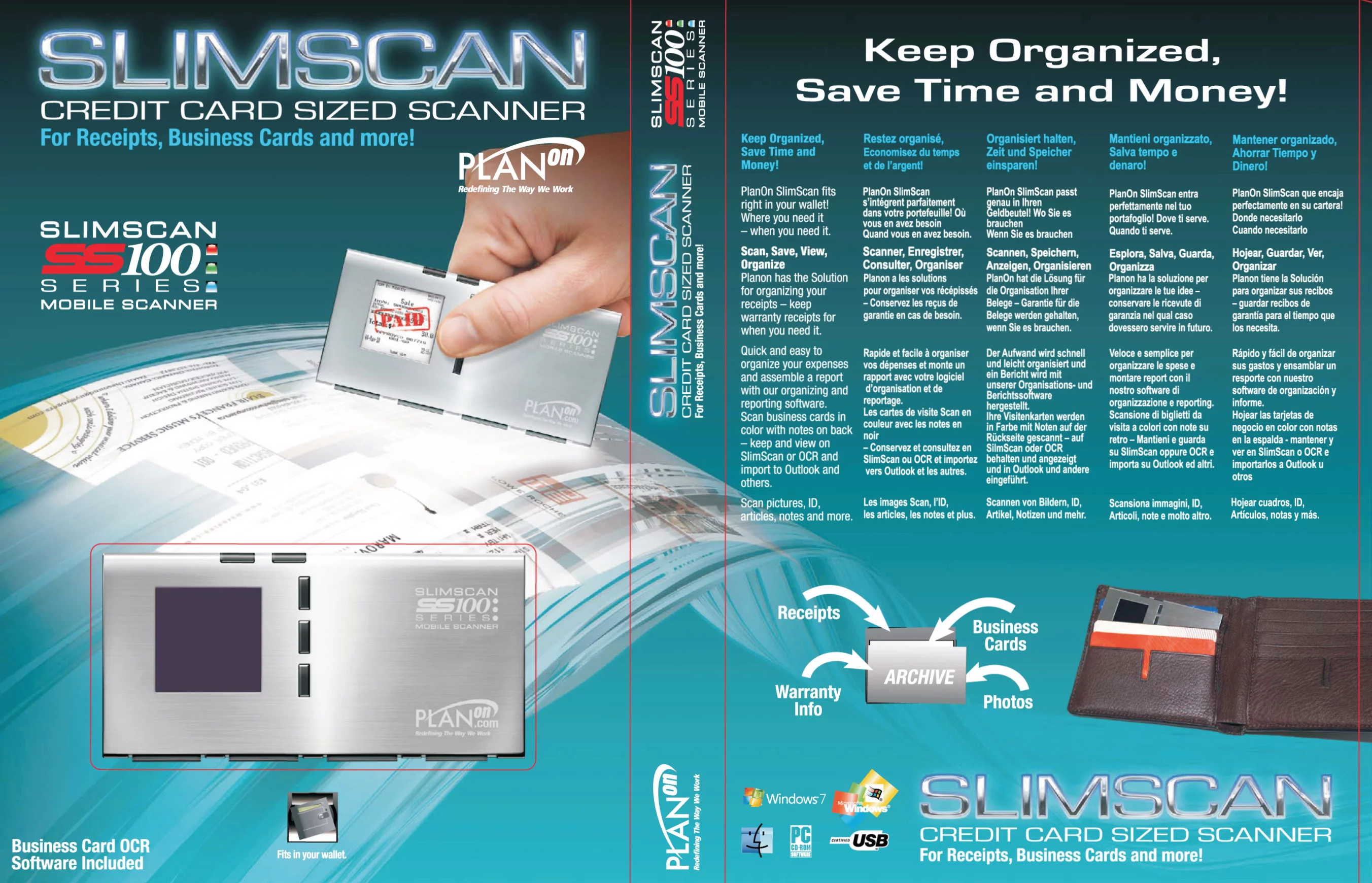 Planon SlimScan SS100 i