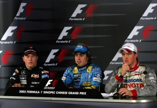 Raikkonen, Alonso and Ralf Schumacher - the first two can be expected to fight out the 2006 title with a resurgent Michael, Ralf's brother, in the Ferrari