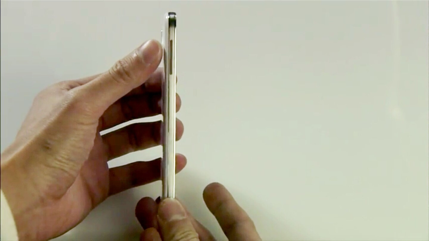 The Galaxy S4 is one of the thinner phones on the market, at 7.9 mm