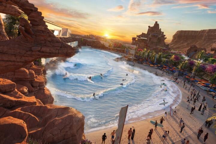 Aquarabia will include the first inland surf pool in Saudi Arabia