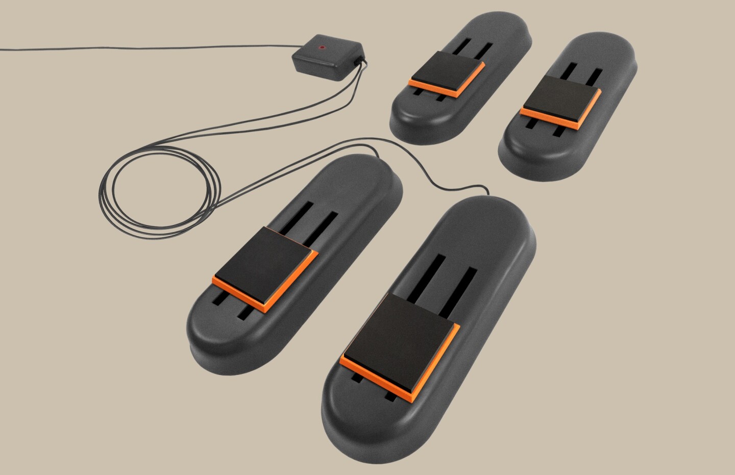 Each slider can reportedly support up to 450 lb (200 kg)