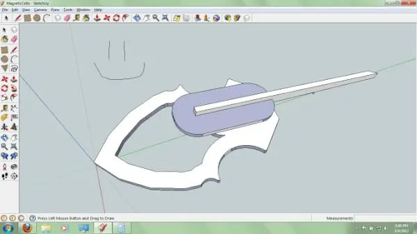Using Google Sktchup to CAD the design