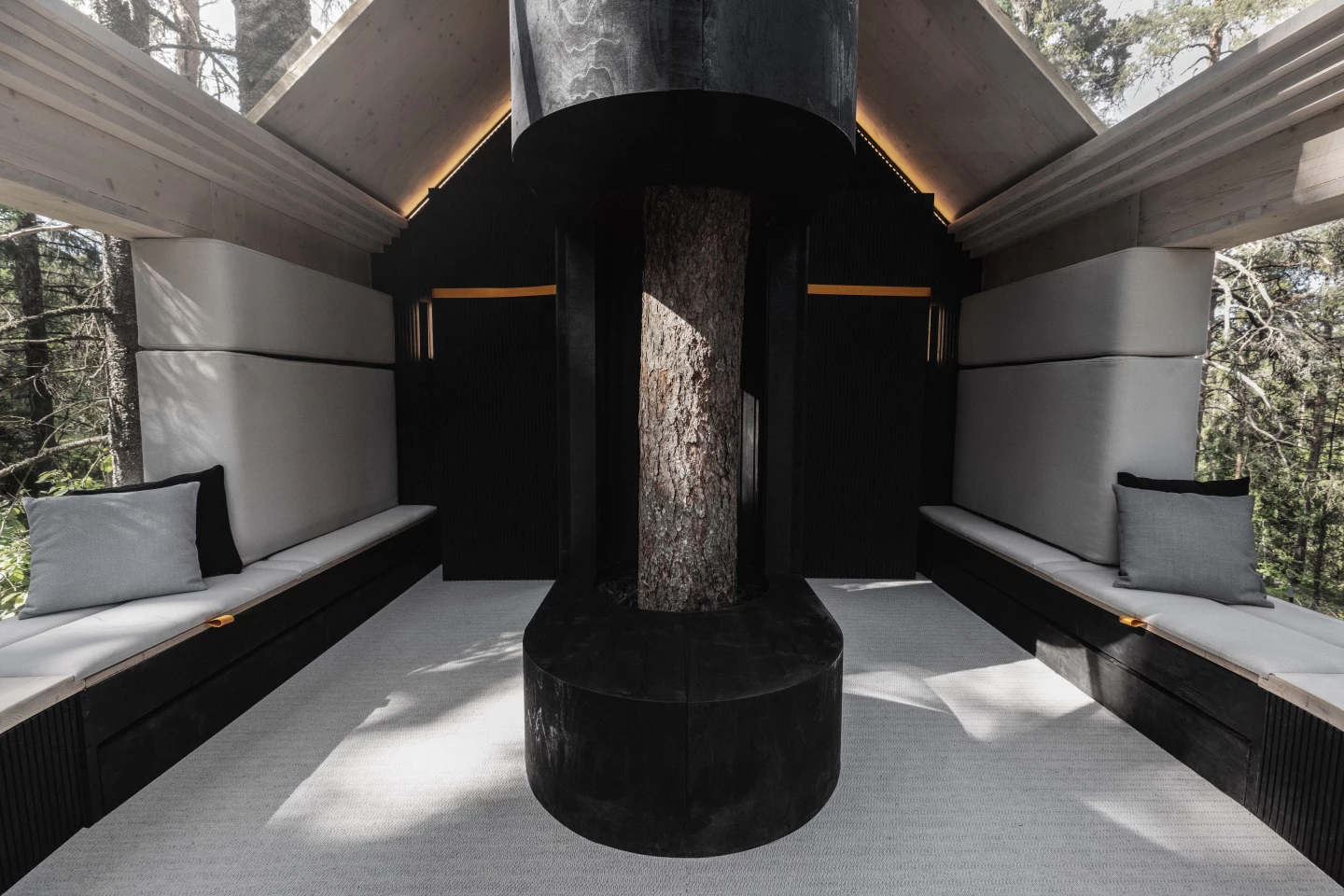 The Koja consists of just one room, however a separate bathroom is installed nearby in case nature calls
