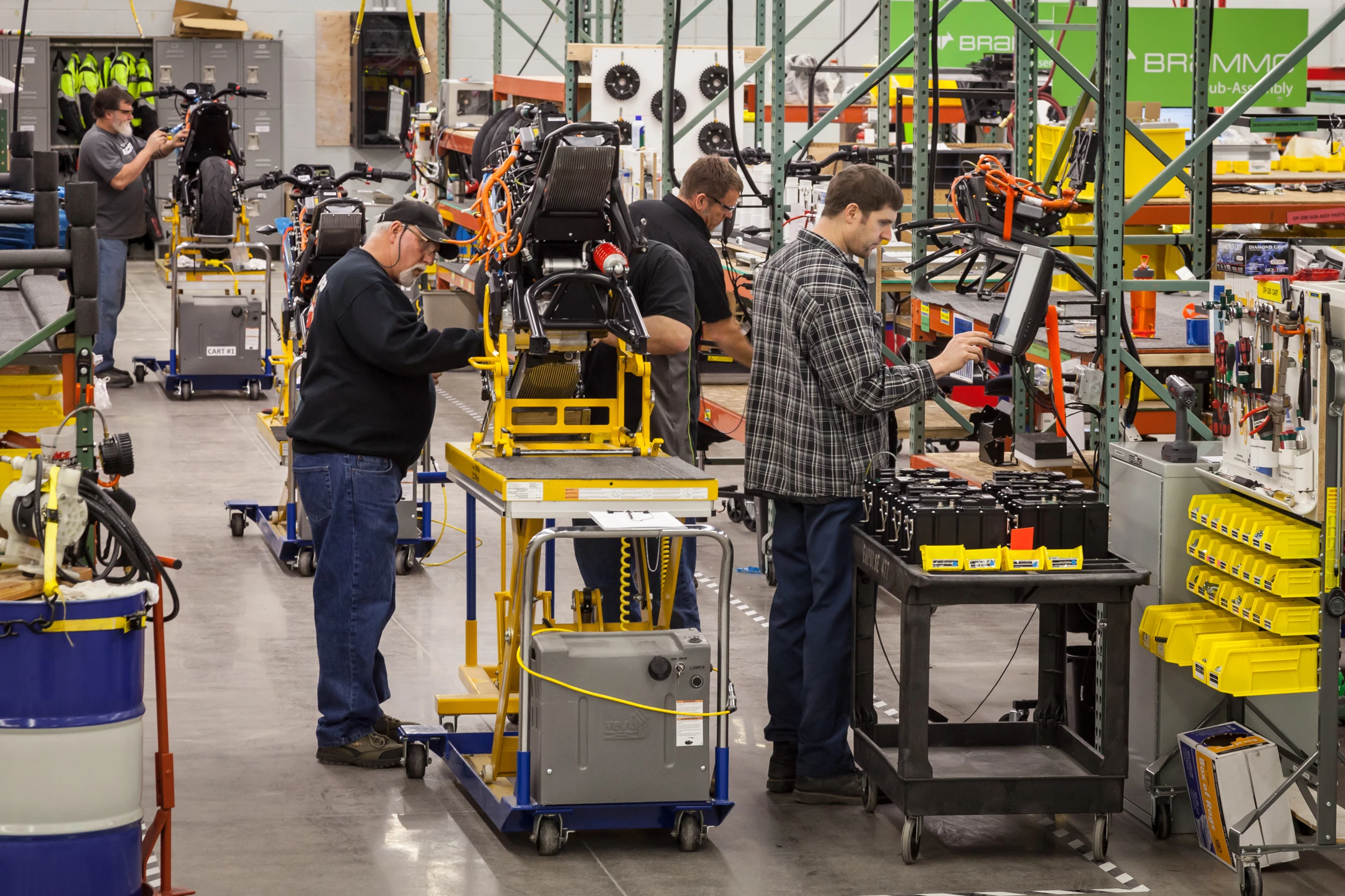 Brammo’s new 100,000 sq ft campus in Southern Oregon is home to the world’s largest electric motorcycle facility