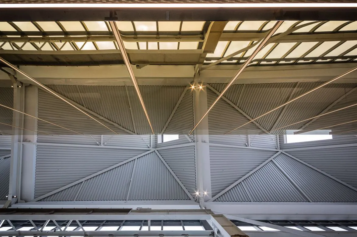 This warehouse interior by Warren and Mahoney Architects in Auckland, New Zealand earned a Highly Commended award in the Creative Re-use category of the Inside Awards
