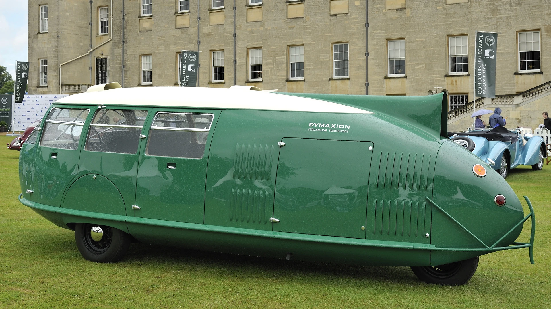 The aerodynamically efficient Dymaxion car could transport 11 passengers and returned 36 mpg from a V8 in 1933.