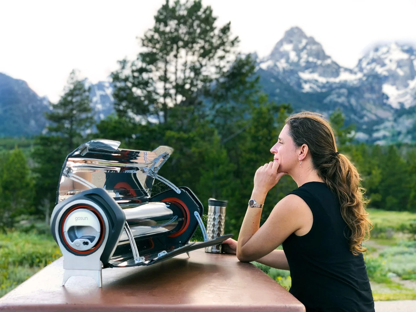 The GoSun Fusion is a hybrid solar/electric oven