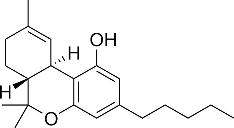 The THC molecule