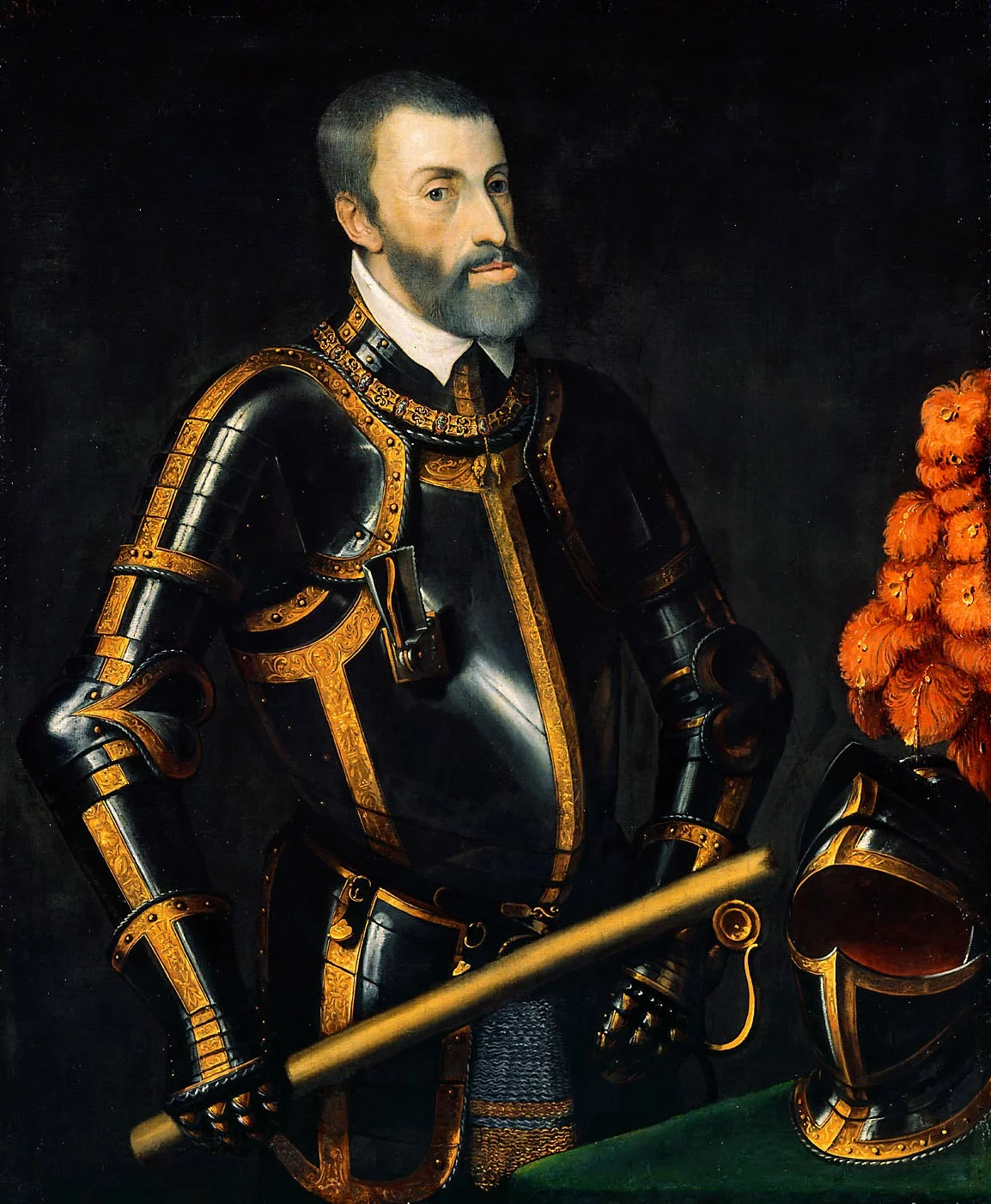 Charles I of Spain painted by Titian in the 1550s