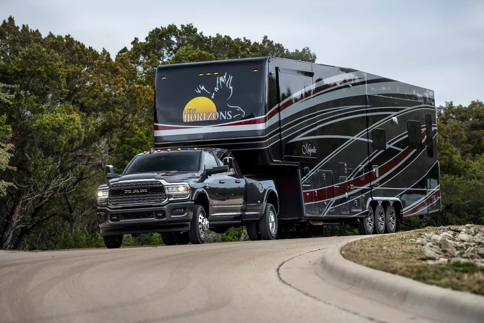 Trailering options for the Ram Heavy Duty line now includes active emergency trailer braking as part of the active emergency braking system on the truck