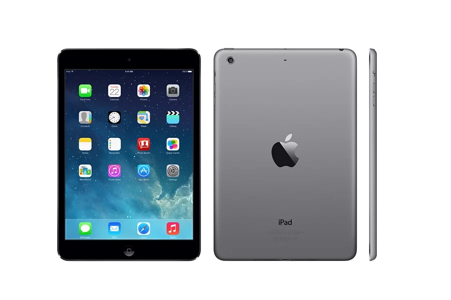 The new iPad Mini comes in two hues, including "space gray"