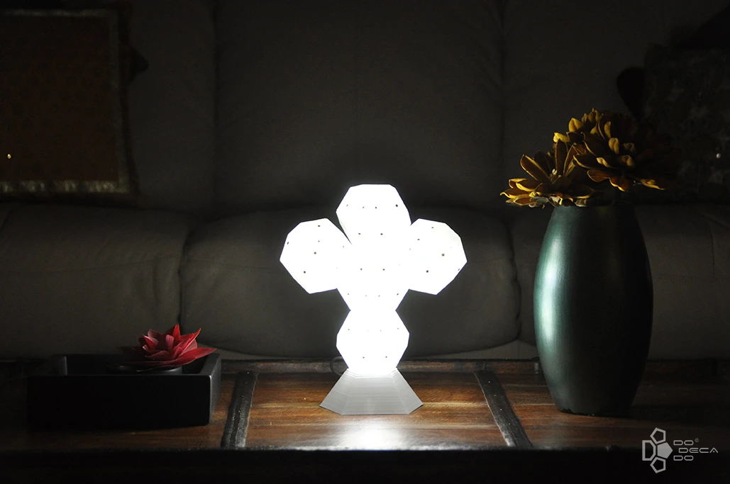 Stackable, customizable Dodecado LED lighting