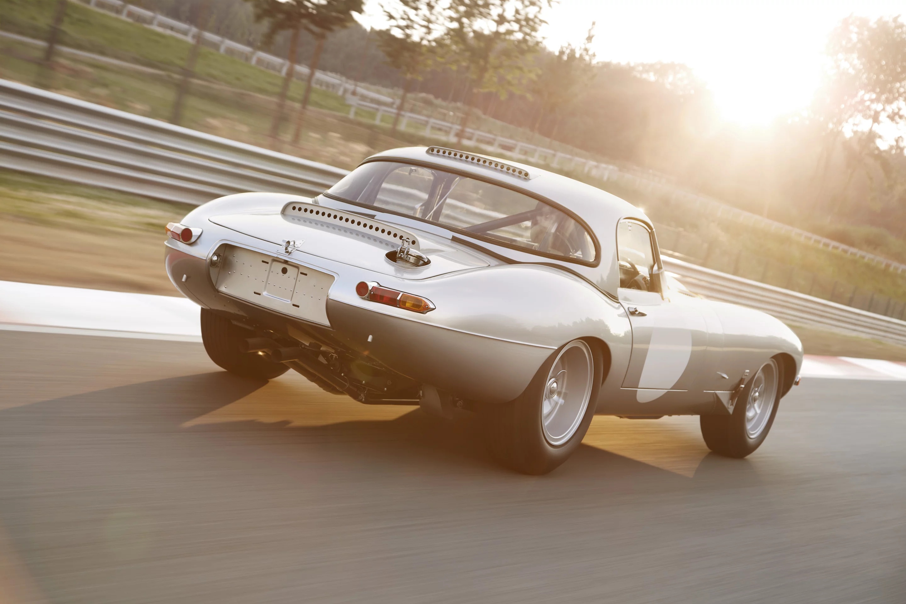 The Lightweight E-Type has a removable hard top