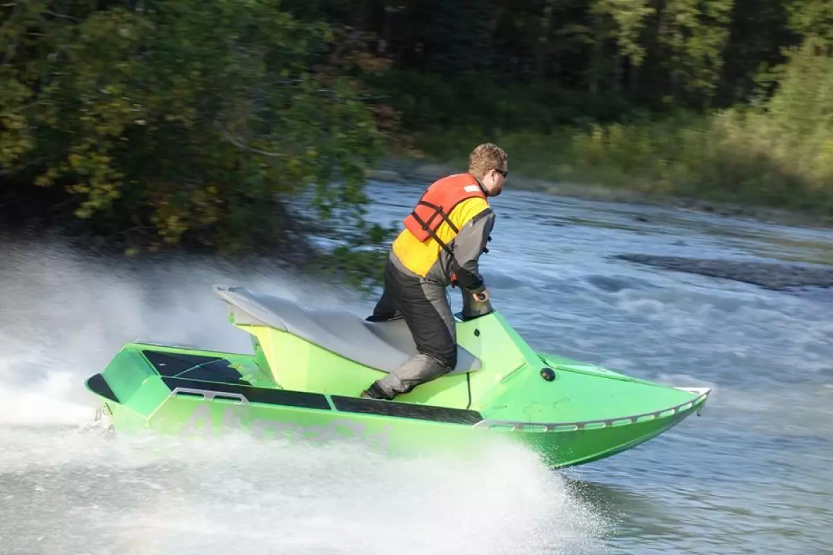 The AlumaSki is intended for recreational use, along with rescue and defense applications