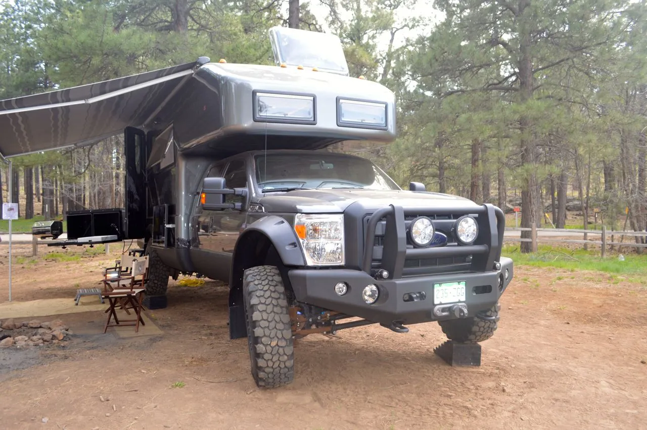 The XV-LTS is built to drive and live where lighter campers won't go