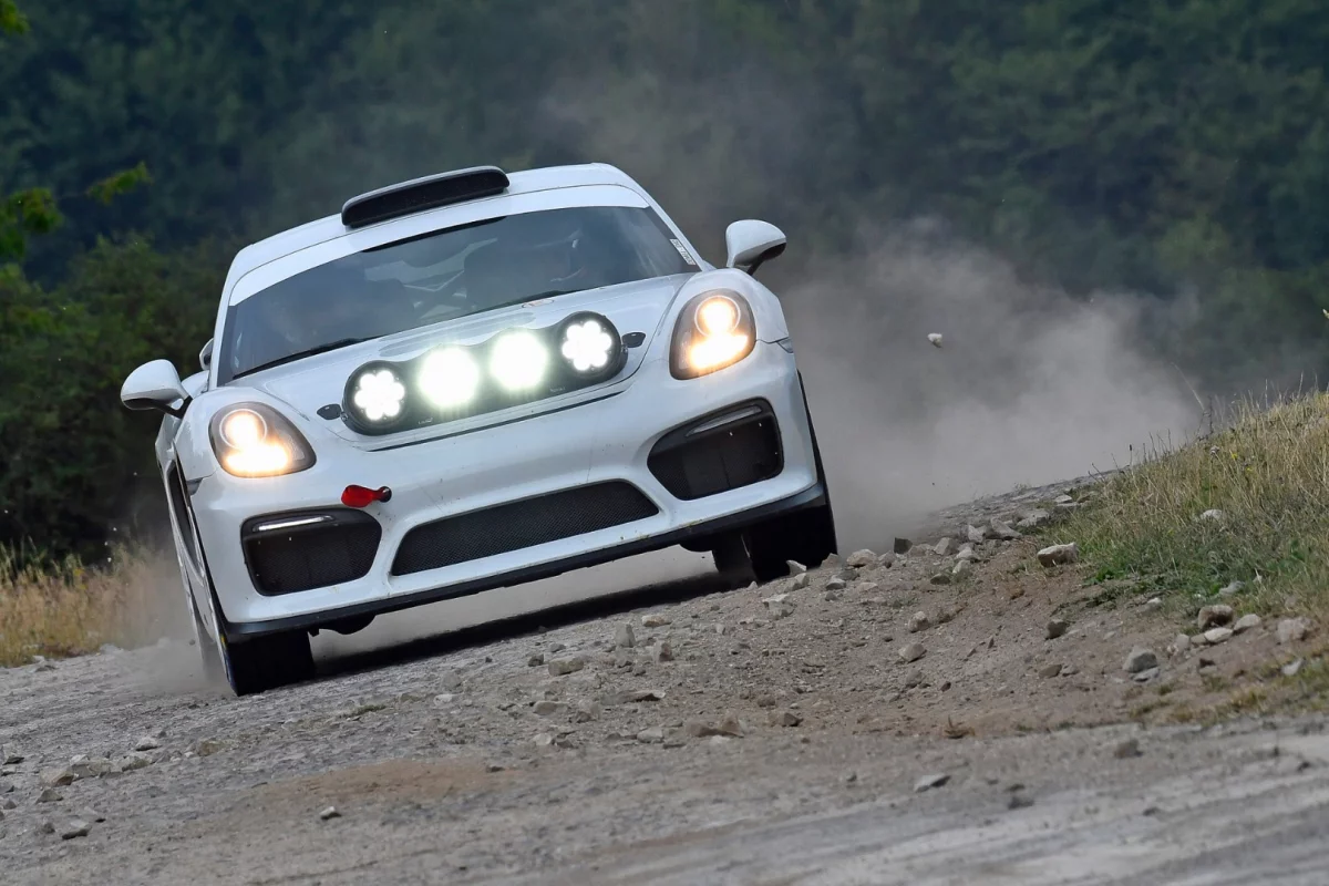 Porsche will use this Rally concept as the course car for the upcoming ADAC Rallye Deutschland