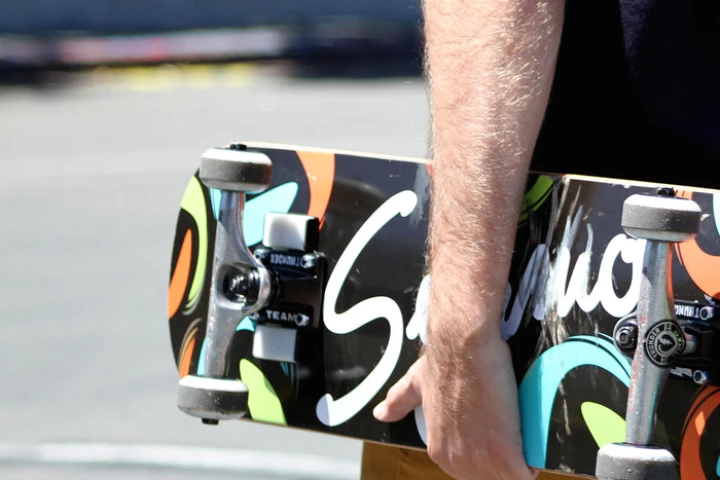 The Syrmo tracker is designed to replace the riser pad under the truck, meaning it can gauge statistics like air and distance without impacting the dynamics of the board