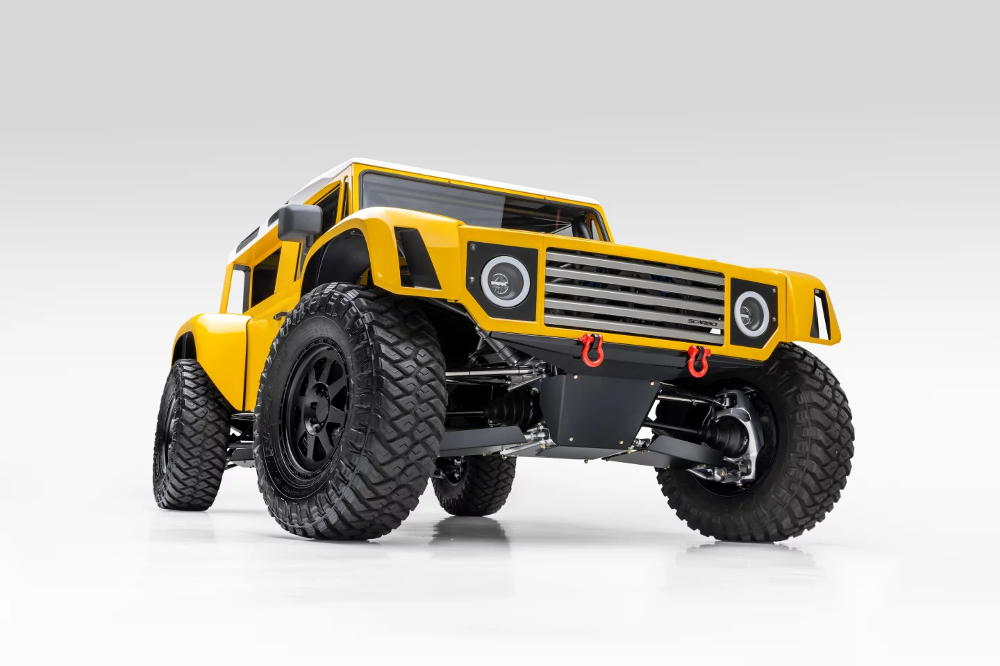 The SV Rover is described as the world's first street-legal Hypertruck