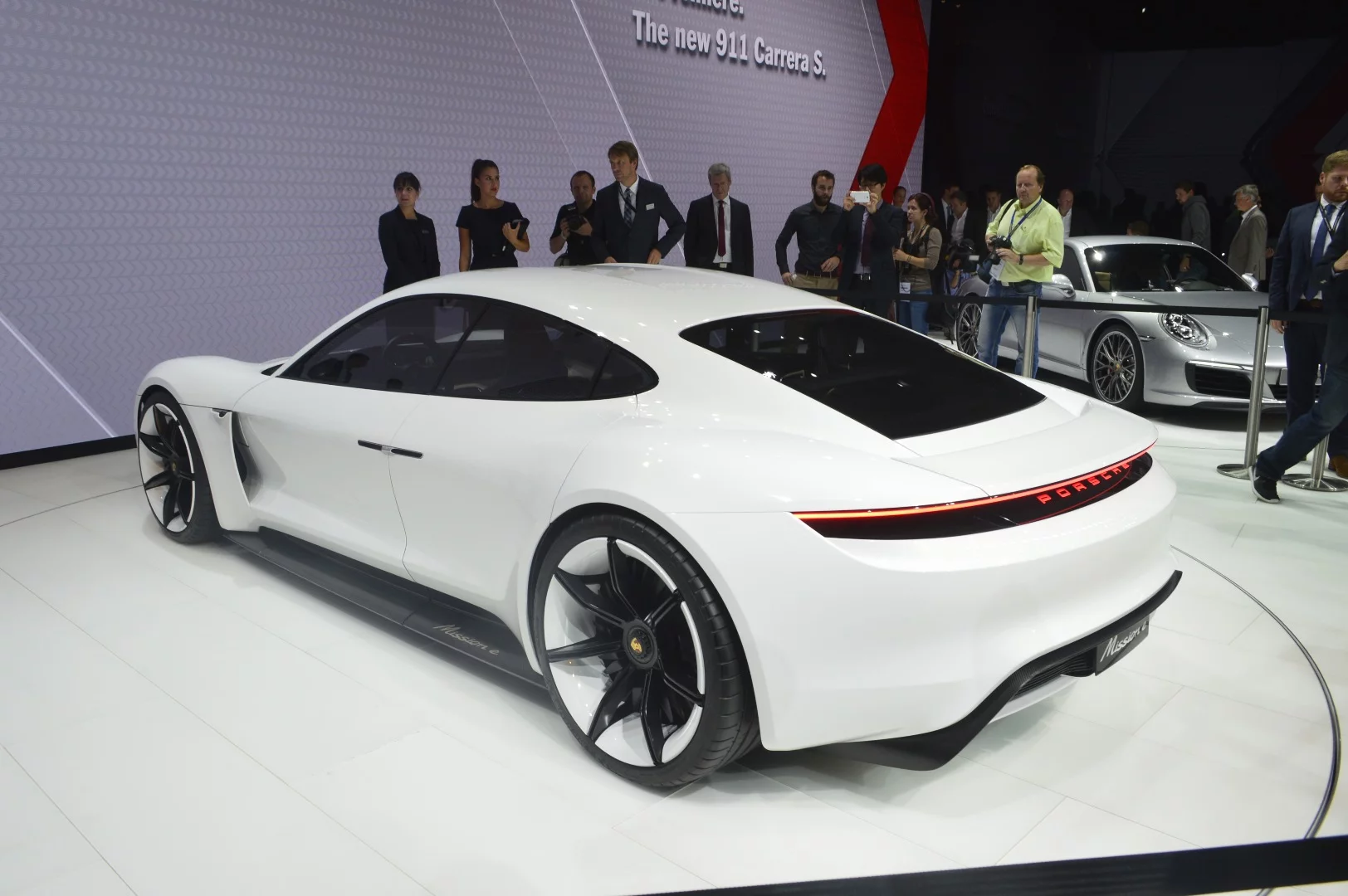 Porsche Mission E at the Frankfurt Motor Show