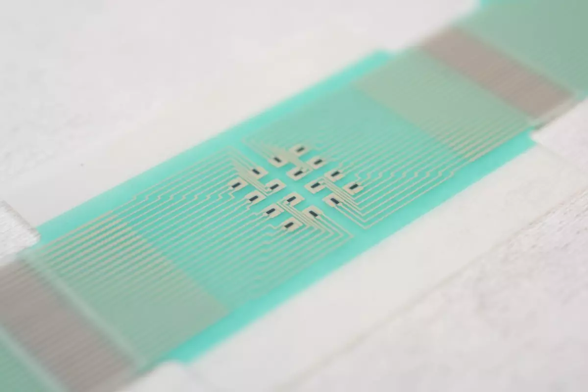 The patch incorporates an array of miniature sensors