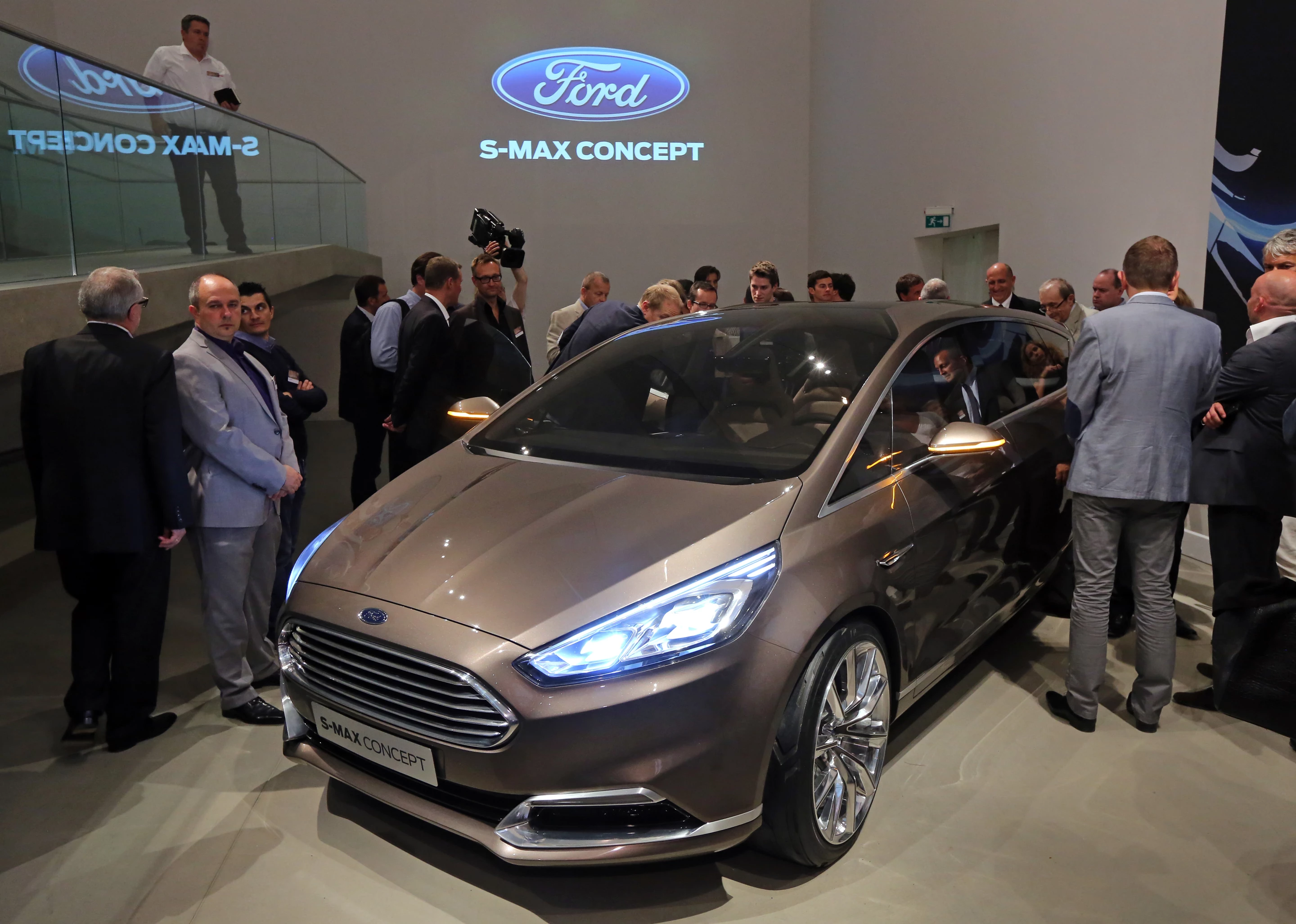 The Ford S-Max Concept unveiling to the media