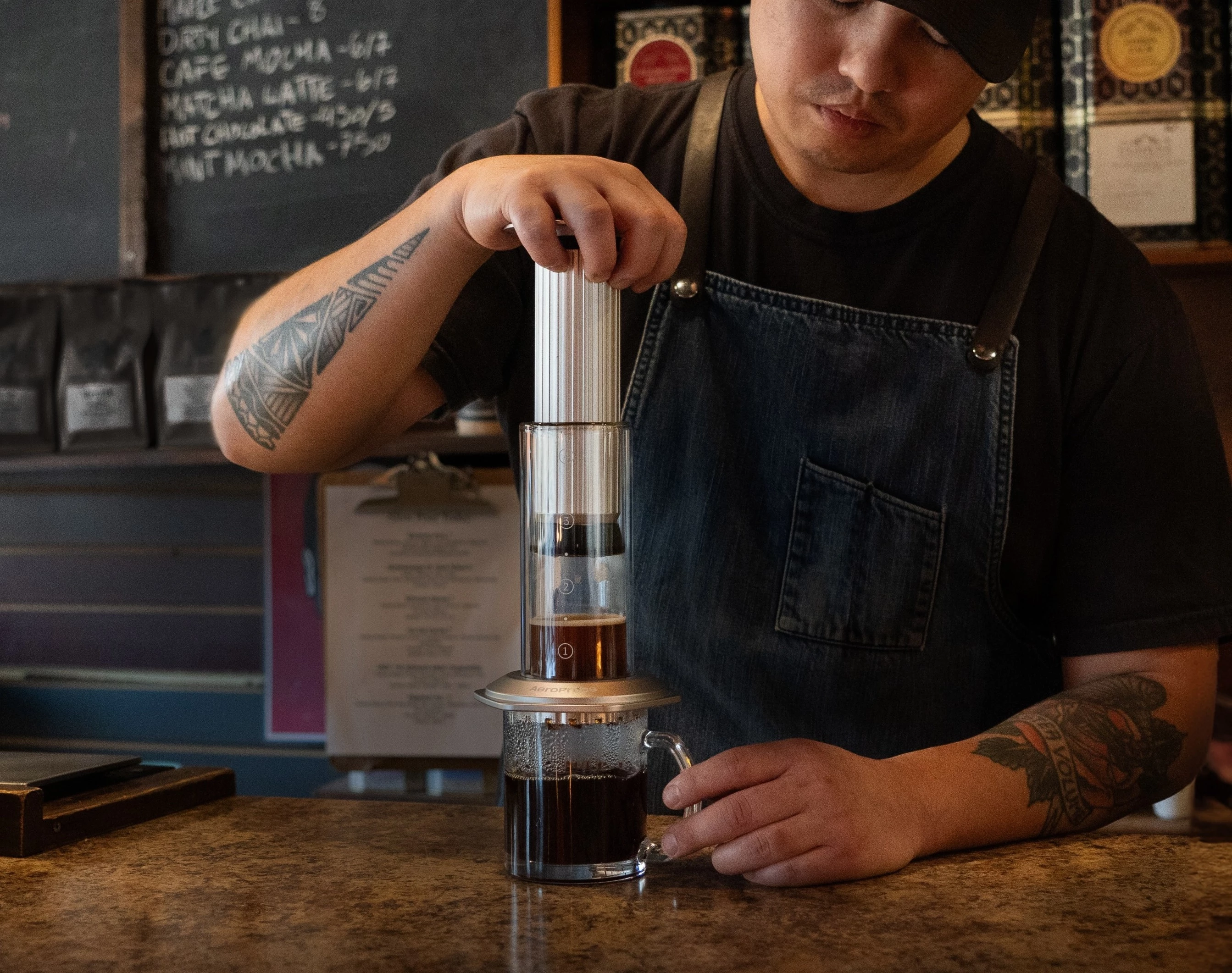 Whether at the coffee shop or at home, the new Aeropress Premium is designed to look as good as its coffee tastes
