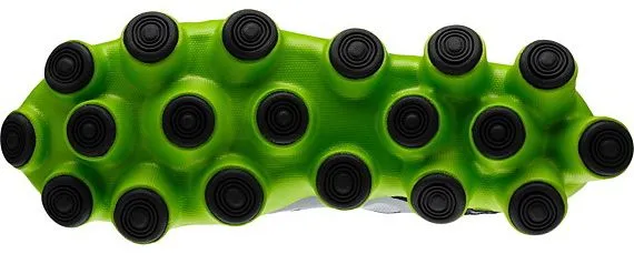 The lugs are intended to get down through loose dirt, sand, snow or whatnot, to the firmer ground beneath