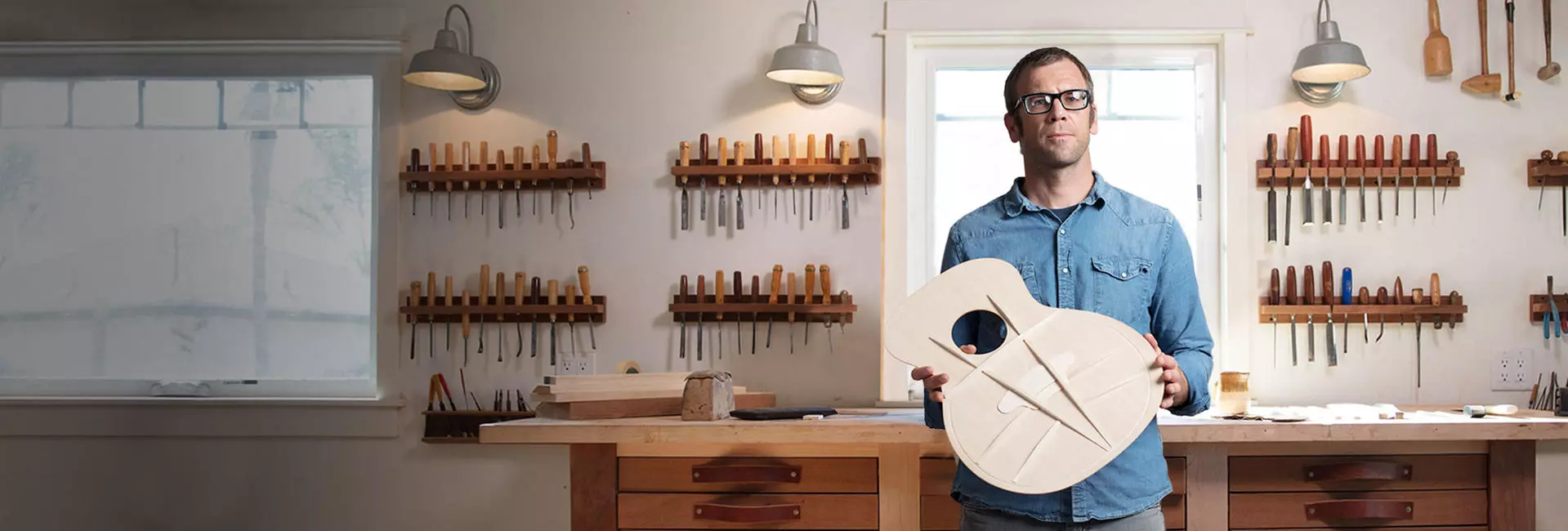 Taylor Guitars has redesigned acoustic guitar soundboard bracing for an instrument that doesn't trade off volume against sustain