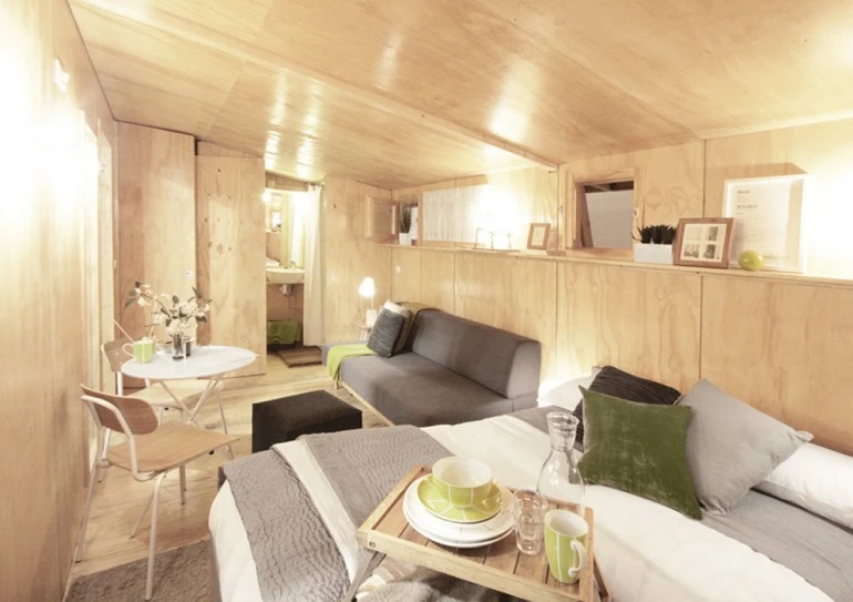 Vivood is promoted as suitable for use as a glamping retreat, guesthouse, office, or a basic tiny home (Photo: Vivood)
