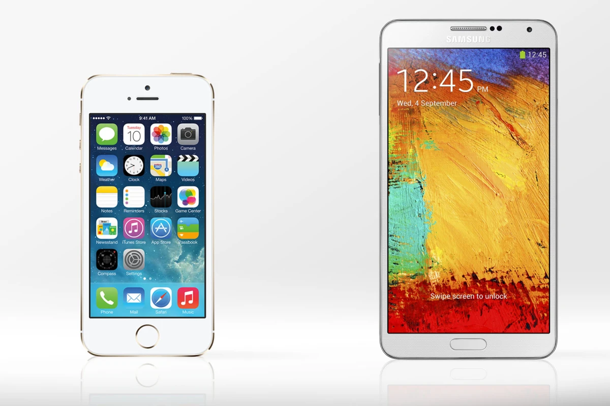 Gizmag compares the features and specs of the Apple iPhone 5s and Samsung Galaxy Note 3