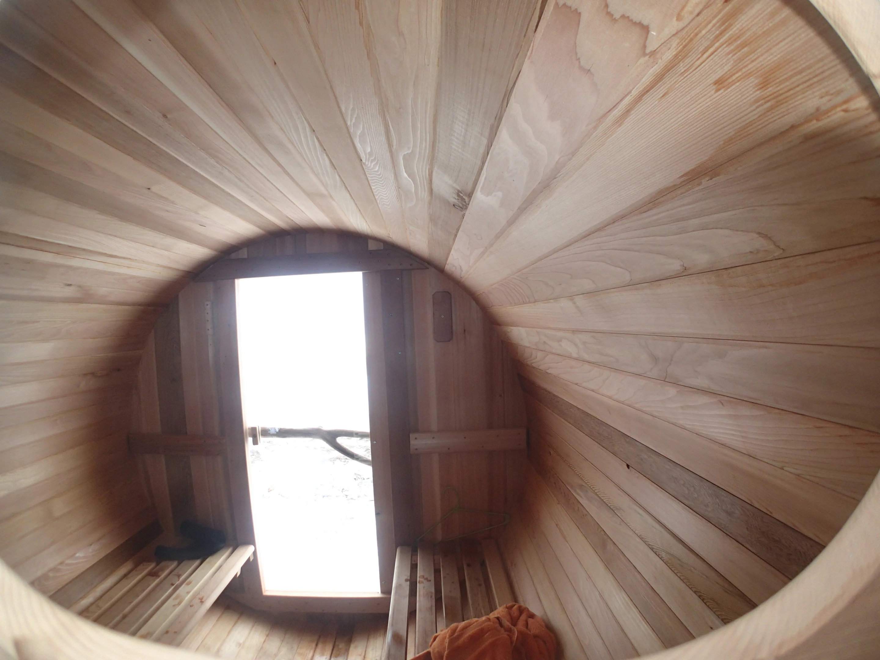 Depending on the options chosen, Surf Sauna can fit between two and eight people (Photo: Surf Sauna)