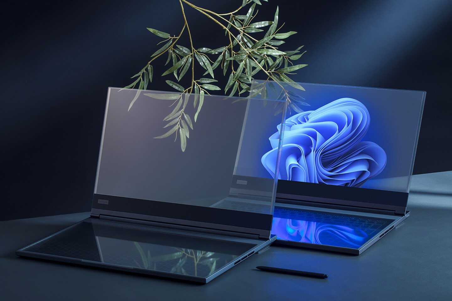 Though it's not possible to adjust the transparency to offer a solid background at present, Lenovo is working on it