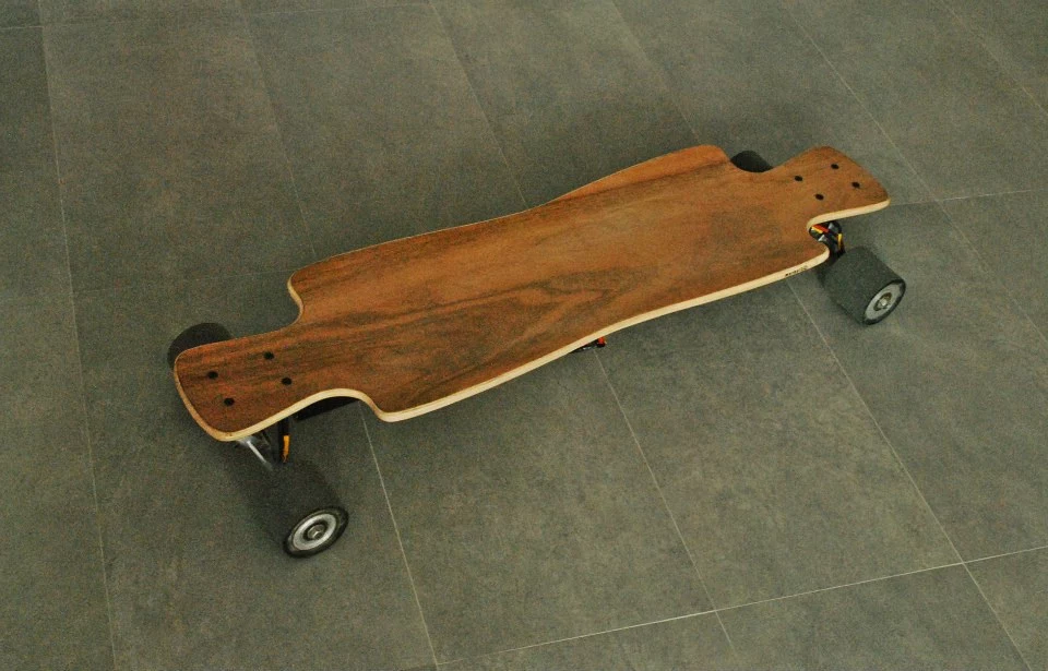 The Next Board's deck is made from nine layers of maple veneer
